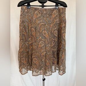 Shoshanna Multicolor Paisley Blouse